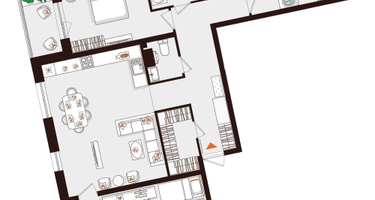 3-к. квартира, 102&nbsp;м²