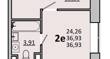 Студия, 36&nbsp;м²