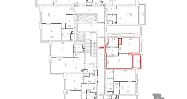 1-к. квартира, 42&nbsp;м²