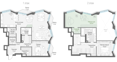 3-к. квартира, 149 м²
