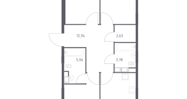 3-к. квартира, 78&nbsp;м²