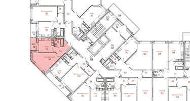 1-к. квартира, 34&nbsp;м²