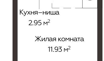 Студия, 22&nbsp;м²