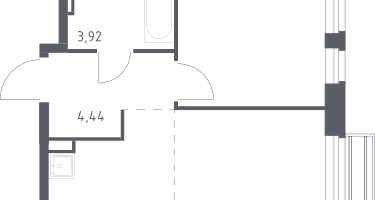 Студия, 33&nbsp;м²