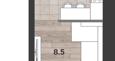 Студия, 24 м²