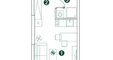 Студия, 26&nbsp;м²