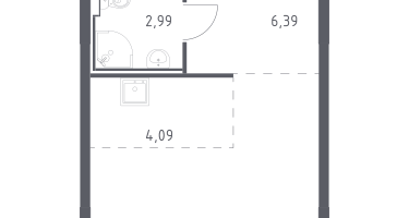 Студия, 26&nbsp;м²