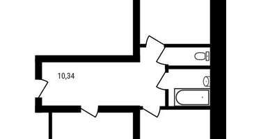 2-к. квартира, 57&nbsp;м²