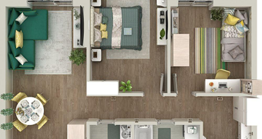 2-к. квартира, 67&nbsp;м²