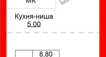 Студия, 22&nbsp;м²