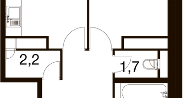 3-к. квартира, 63&nbsp;м²