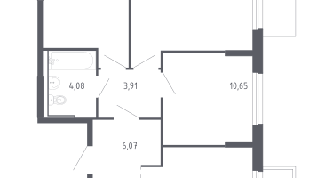 Студия, 66&nbsp;м²