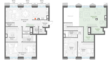 4-к. квартира, 170&nbsp;м²