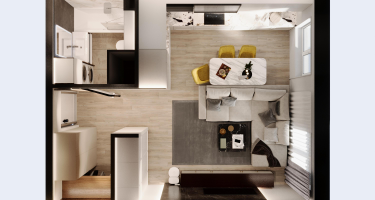 1-к. квартира, 34&nbsp;м²