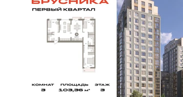 3-к. квартира, 103&nbsp;м²