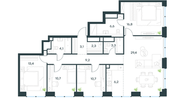 5-к. квартира, 115&nbsp;м²