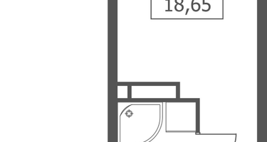 Студия, 18&nbsp;м²