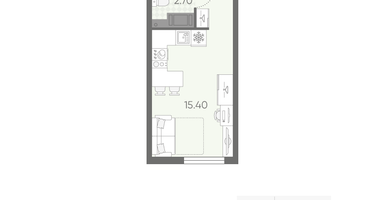 Студия, 21&nbsp;м²