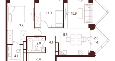 Студия, 78&nbsp;м²