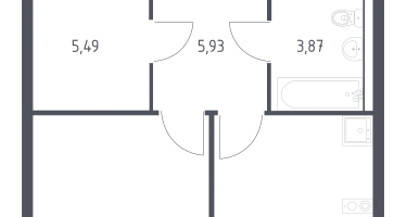 1-к. квартира, 35&nbsp;м²