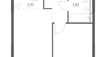 Студия, 37&nbsp;м²
