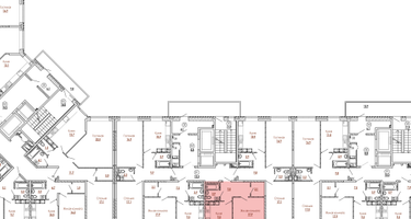 1-к. квартира, 41&nbsp;м²