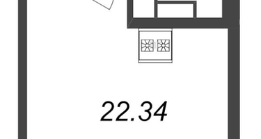 Студия, 22&nbsp;м²