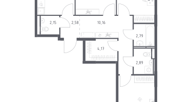 3-к. квартира, 78&nbsp;м²