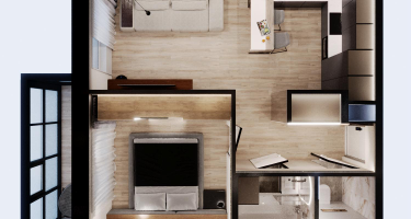 2-к. квартира, 44&nbsp;м²