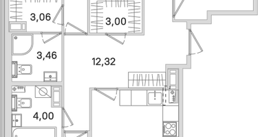 4-к. квартира, 100&nbsp;м²