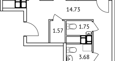 3-к. квартира, 73&nbsp;м²