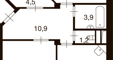2-к. квартира, 72&nbsp;м²