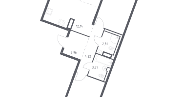 Студия, 65&nbsp;м²