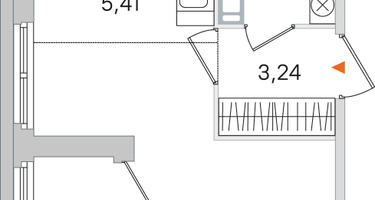 Студия, 27&nbsp;м²