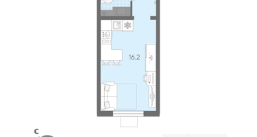 Студия, 22&nbsp;м²