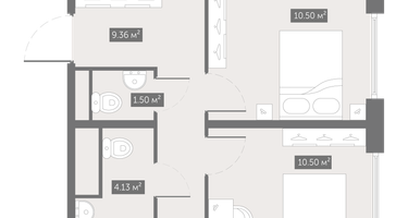 3-к. квартира, 73&nbsp;м²