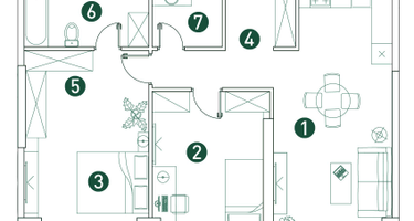 3-к. квартира, 77&nbsp;м²