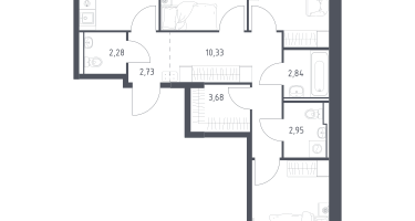 3-к. квартира, 76&nbsp;м²