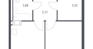 1-к. квартира, 35&nbsp;м²