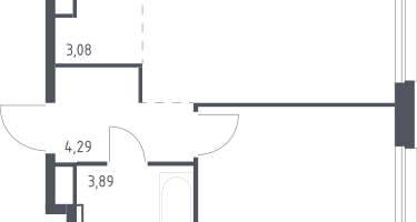 Студия, 37&nbsp;м²