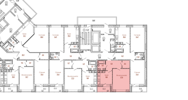 1-к. квартира, 40&nbsp;м²
