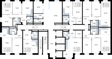 Студия, 38 м²