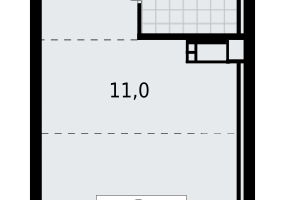 Студия, 23 м²