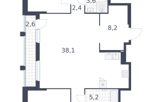 5-к. квартира, 144&nbsp;м²