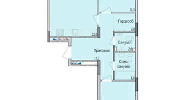2-к. квартира, 67&nbsp;м²