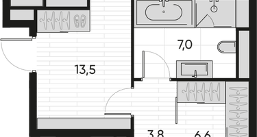 3-к. квартира, 90&nbsp;м²