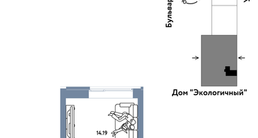 Студия, 24 м²