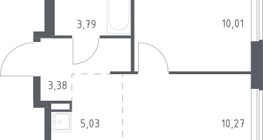 Студия, 32&nbsp;м²