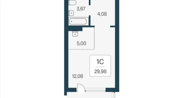 Студия, 29&nbsp;м²