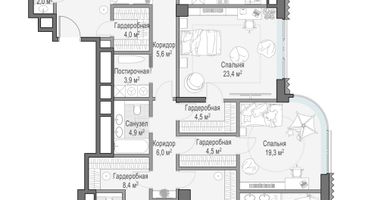 5-к. квартира, 267 м²